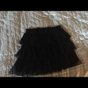 Gap kids black tutu skirt